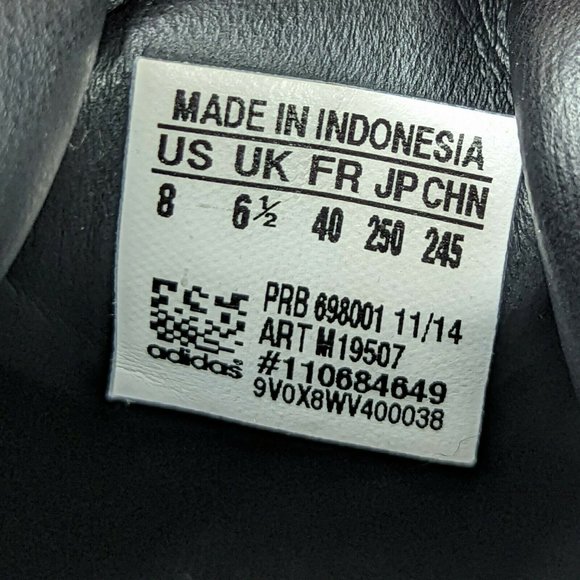 Adidas Superstar UP Wedge Heel Metallic Gold Black Splatter Sneakers Shoes Sz 8 - Picture 8 of 11